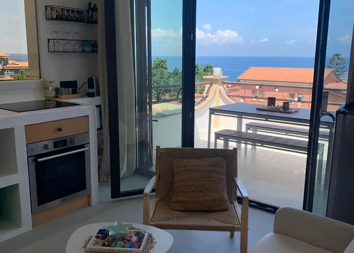 Casa Amore - Sea View 2 Bedroom Villa Near Tropea Apartment